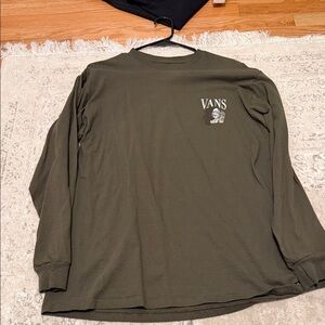 Vans Green Long Sleeve